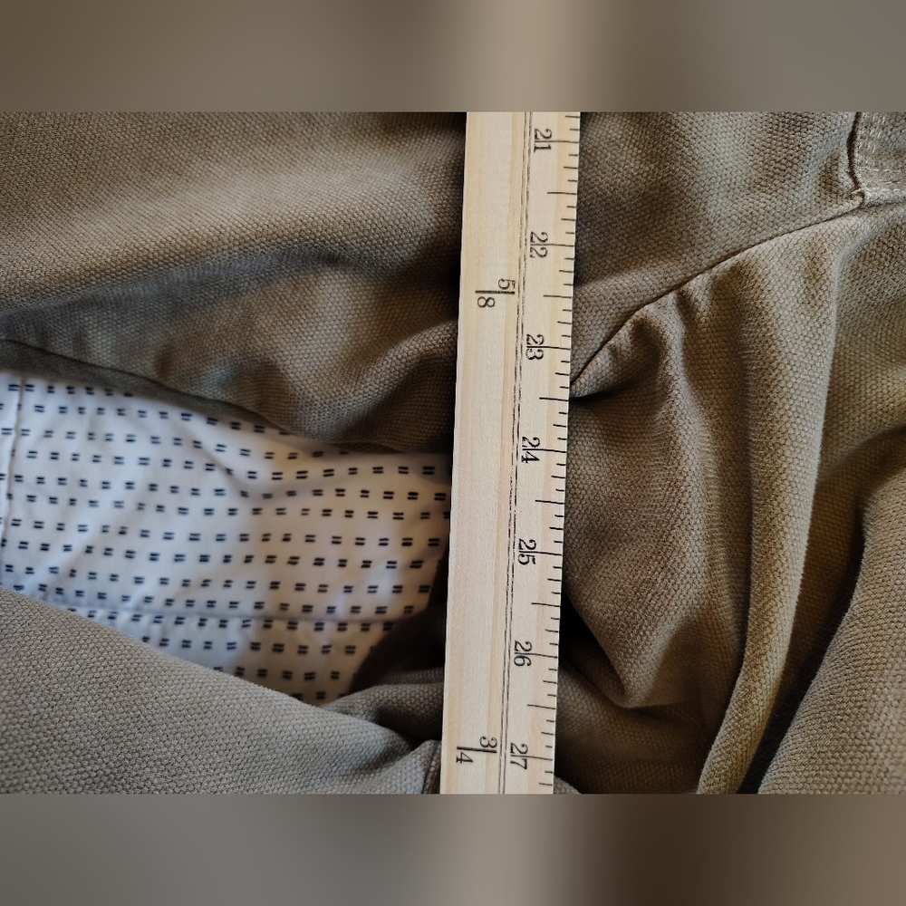 Levis Men's Large Sherpa Lined Canvas Work Chore Jacket Bomber - Picture 4 of 6